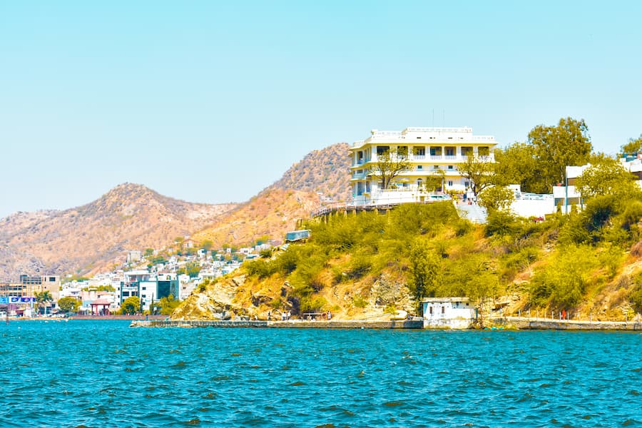 Ana Sagar Lake in Ajmer, a peaceful spot for an evening boat ride