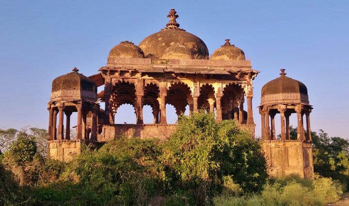 Ranthambore Fort, a UNESCO World Heritage Site overlooking the tiger reserve
