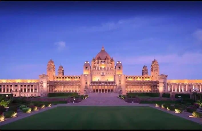 Umaid Bhawan Palace, an Indo-Deco palace and luxury hotel in Jodhpur