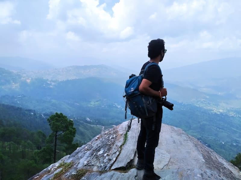 Trekkers exploring the Valley of Flowers, a UNESCO World Heritage Site in Uttarakhand