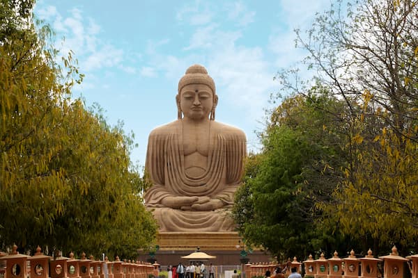 Mahabodhi Temple in Bodhgaya, India