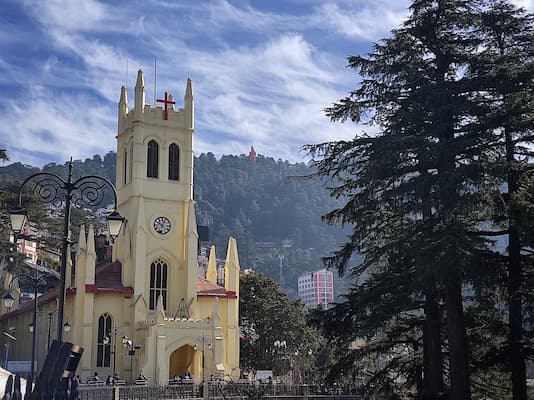 Christ Church on the Ridge in Shimla