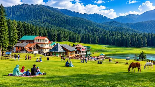 Khajjiar in Dalhousie, India