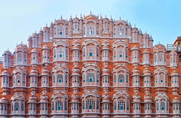 Hawa Mahal, the Palace of Winds, in the Pink City of Jaipur