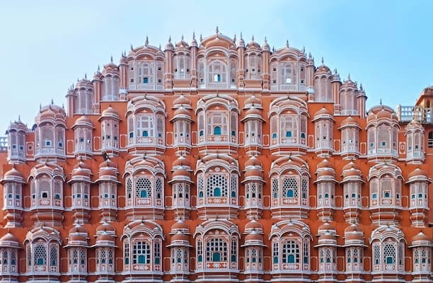 Hawa Mahal, the Palace of Winds, in the Pink City of Jaipur India