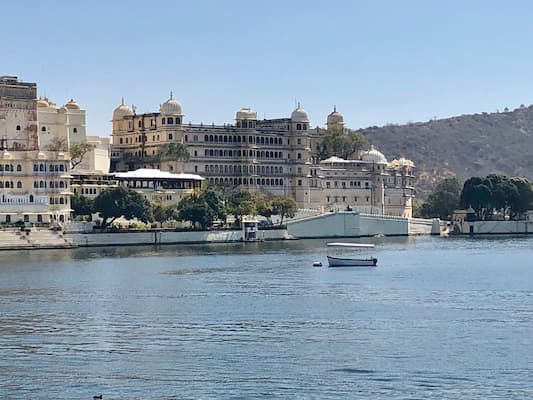 Lake Pichola in Udaipur, India